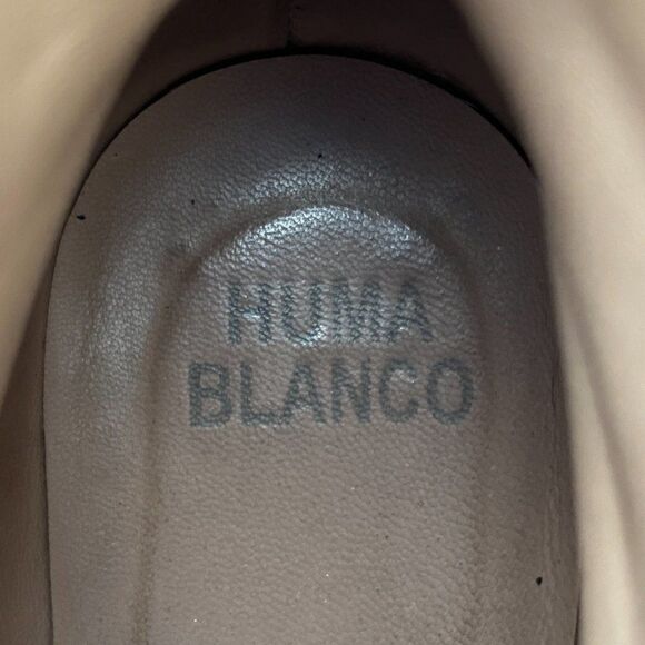 Huma Blanco VANIA Gray Genuine Calf Hair Pointed Toe Ankle Bootie Size 38 US 7.5 - Picture 5 of 11